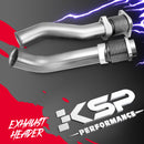 Exhaust Bellowed Up-Pipe Kit & Turbo Pedestal Ebp Valve Delete For 1999-2003 7.3L Ford Powerstroke Diesel-5