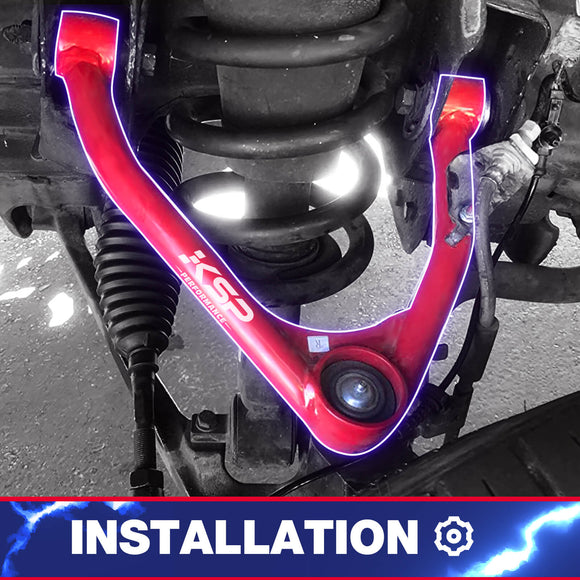 2-4" Upper Control Arms with 3" Front And 2" Rear Leveling Lift Kit