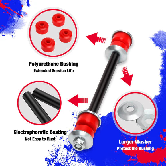 2-4" Aluminum Forged Control Arm and Sway Bar Link