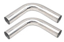 4" OD mandrel bend exhaust pipe kit 8-piece polished stainless steel DIY set-5