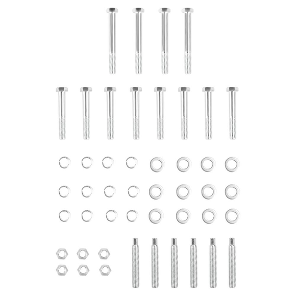 رؤوس عادم SBC لمحركات شيفروليه 350 283 305 327 400 صغيرة الحجم موديلات 1962-1963