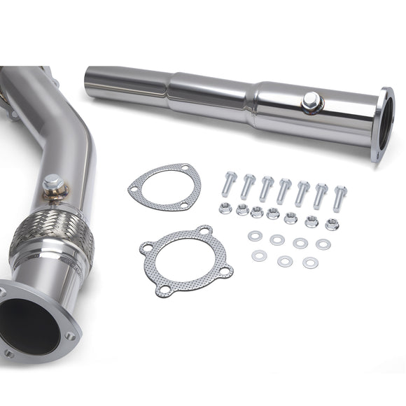 أنبوب عادم توربيني سفلي مقاس 3 بوصات لسيارة فولكس فاجن جولف/جيتا/بيتل 1.8 لتر (1999-2004)