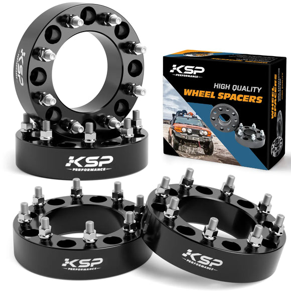 KSP 2 inches 8X180mm Wheel Spacers for Chevy GMC Silverado/Sierra 2500HD 3500HD