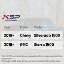 Traction Bar Kit for 2019+ Chevy Silverado / GMC Sierra 1500-2