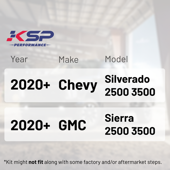 Traction Bar Kit for 2020+ Chevy Silverado / GMC Sierra 2500 3500