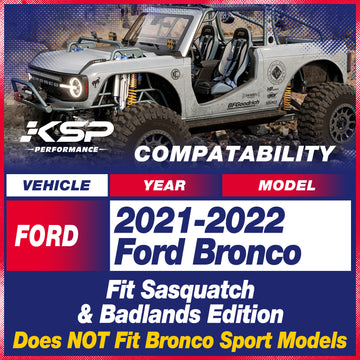 طقم رفع التسوية الأمامية لسيارة فورد برونكو 2021-2024 بقياس بوصة واحدة - 0