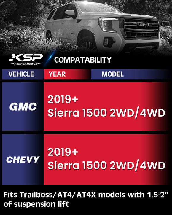 Compatible with Silverado Sierra 2019-2025 2-4 inch Control Arm – KSP