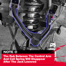 KSP Control Arm NOTE: The Rub Between The Control Arm And Coil Spring Will Disappear After The Jack Lowered