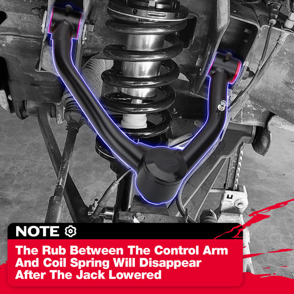 KSP Control Arm NOTE: The Rub Between The Control Arm And Coil Spring Will Disappear After The Jack Lowered