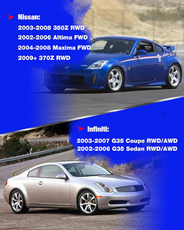 طقم ذراع جر خلفي قابل للتعديل لسيارة 350Z Altima G35 Goupe - 0