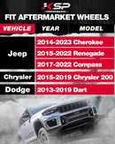 12x1.25 Wheel Lug Bolts for Wheel Spacers, 20pcs ET 28mm Shank 17mm Hex 48mm Length Solid Chrome Studs Set for 2014-2020 Jeep Renegade, 2018-2020 Compass, 2014-2020 Cherokee and More-3