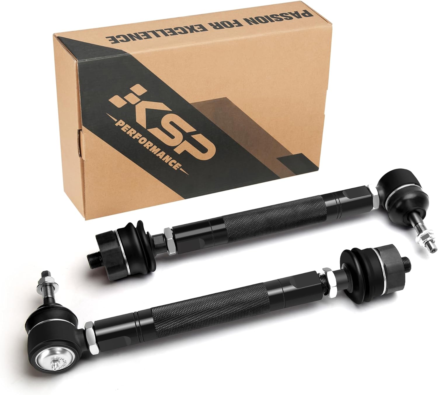 Heavy Duty Tie Rods For 1999-2007 Silverado Sierra 1500 2500 Compatible For 0-6" Adjustable Front Lower Tie Rod End Links Fits Chevy GMC