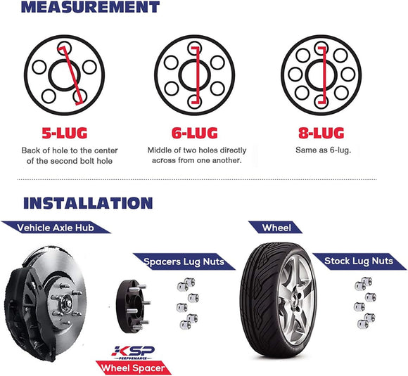 1 inch Hubcentric Wheel Spacers