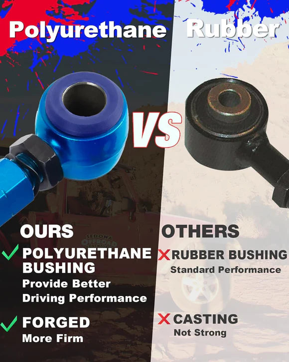 Rear Adjustable Control Camber Arms + Toe Arms Kit