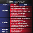 فواصل عجلات ATV مقاس 1.5 بوصة 4x110 مم إلى 4x156 مم محولات مع مسامير 3/8 بوصة - 24 لـ Honda Yamaha Bombardier -3