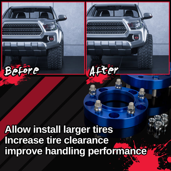 Wheel Spacers 5x150mm 1.25inch Hubcentric Fit For 2007-2021 Toyota Tundra Lexus LX