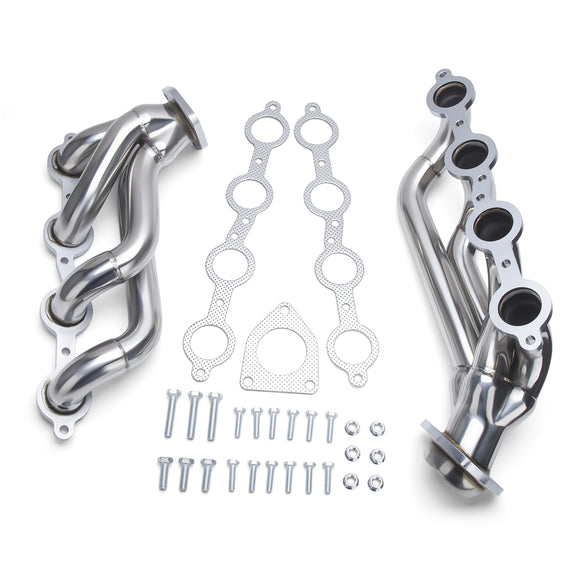 رؤوس مشعب العادم لشيفروليه سيلفرادو 1500 2500HD 4.8 لتر 5.3 لتر 6.0 لتر (2002-2016)