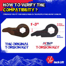 1"-3" Adjustable Torsion Key For Chevy Silverado and GMC Sierra 2500HD 3500HD 8 lug-4