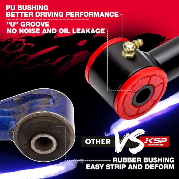 KSP Control Arm PU Bushings vs Others – better driving performance 