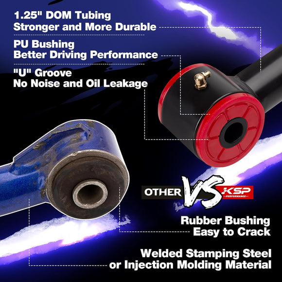 KSP Dodge Ram 1500 Control Arm PU Bushings vs Others