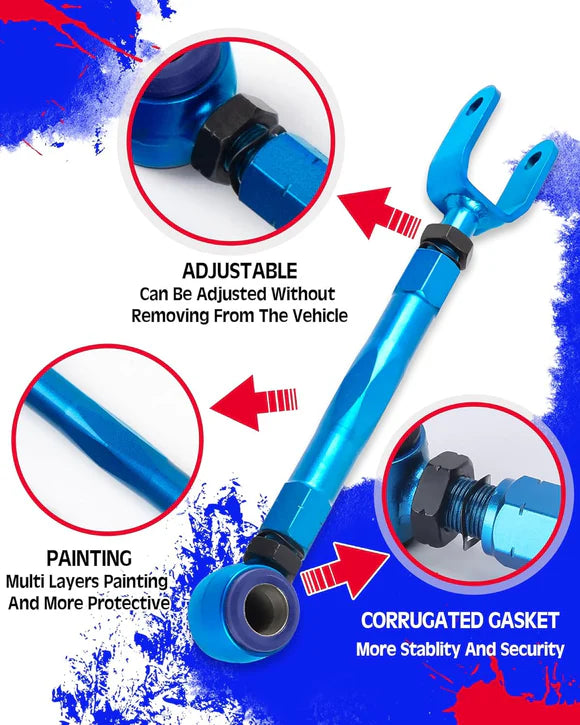 Rear Adjustable Control Camber Arms + Toe Arms Kit