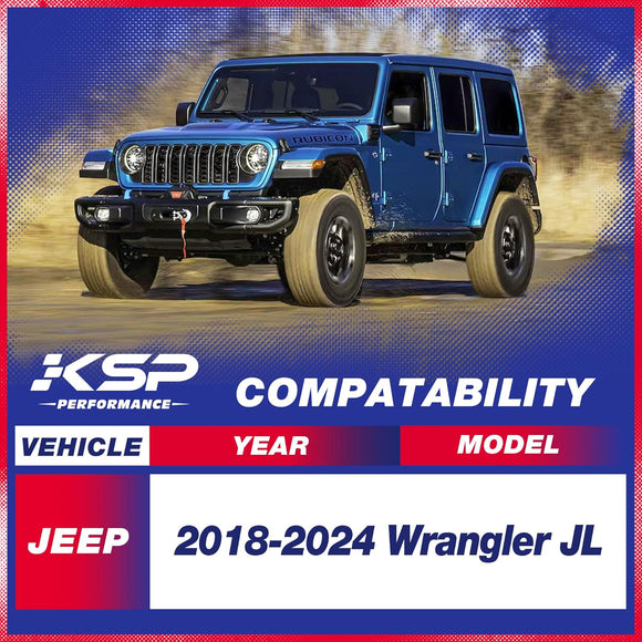 2.5" Front and Rear Leveling Lift Kit for 2018-2024 Jeep Wrangler JL Fitment