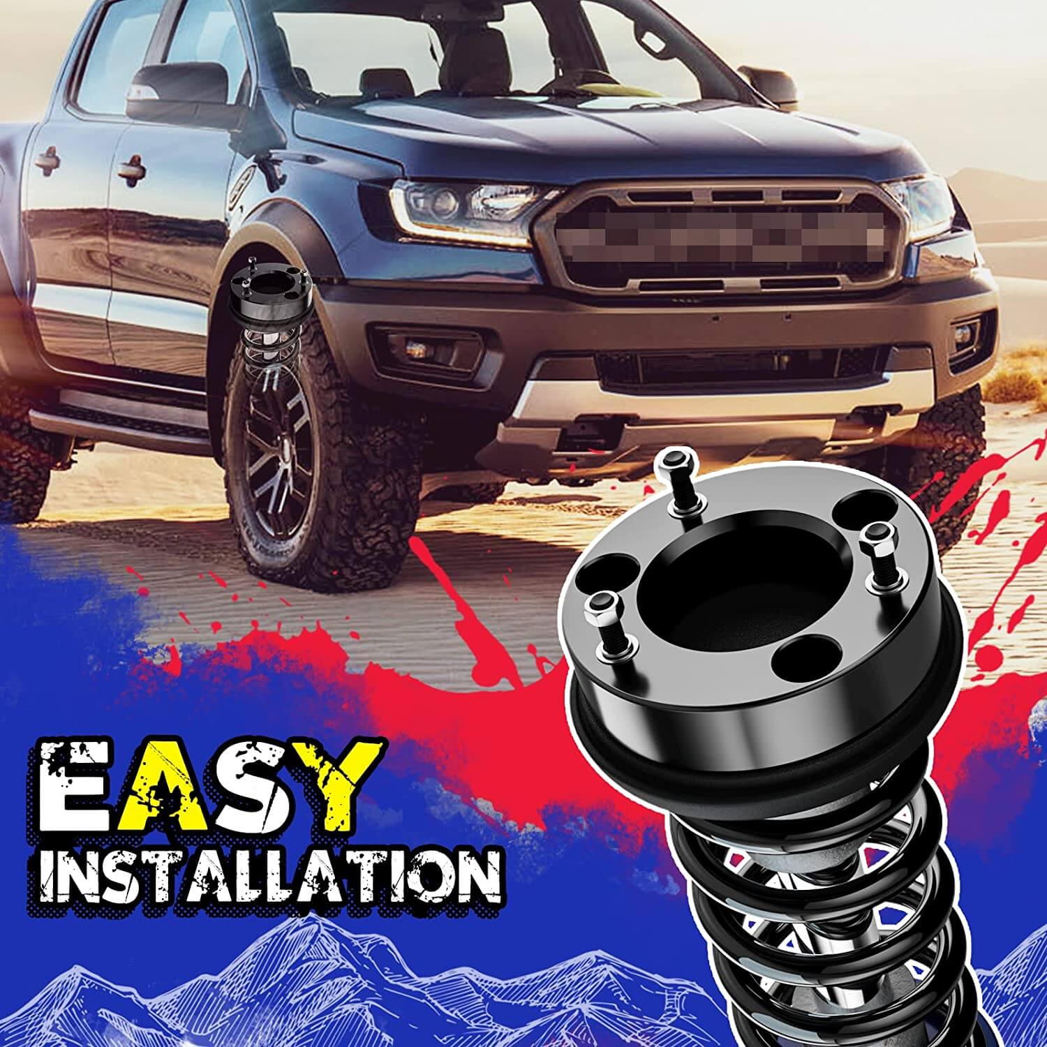 2004-2020 Ford F150 3" Front And 2" Rear Full Leveling Lift Kit Spacer 2WD/4WD-5