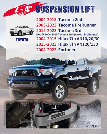 Compatible with Toyota Tacoma 2003-2024 Aluminum Control Arm – KSP