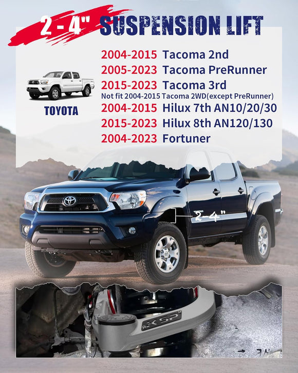 Compatible with Toyota Tacoma 2003-2024 Aluminum Control Arm – KSP