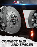 12x1.25 Wheel Lug Bolts for Wheel Spacers, 20pcs ET 28mm Shank 17mm Hex 48mm Length Solid Chrome Studs Set for 2014-2020 Jeep Renegade, 2018-2020 Compass, 2014-2020 Cherokee and More-5