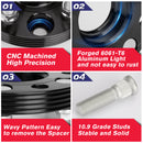 فواصل عجلات تسلا موديل 2017+، 20 مم، قطعتان، 5x114.3، مركزية المحور، تسلا موديل 3، موديل Y -6