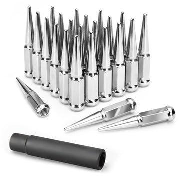 KSP Perforamance M14x1.5 24PCS Spike Lug Nut For Chevy Ford Toyota