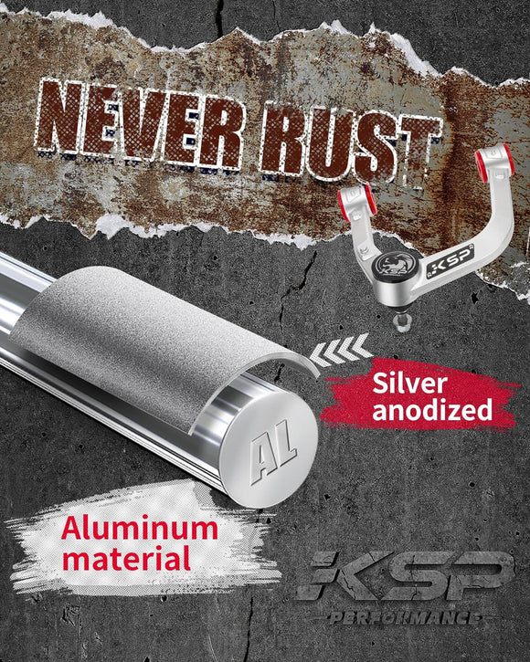 Aluminum control arm upgrade comparison KSP