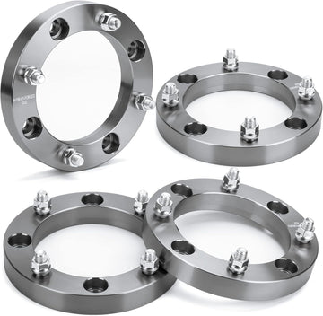 ATV Wheel Spacers  1Inch 4x156mm 12x1.5 Studs For 2013+ Polaris Ranger, 2014+ Polaris RZR XP 1000, 2015+ Polaris  RZR