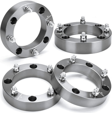 ATV Wheel Spacers 4x156mm 1.5 Inch with 12x1.5 Studs For Polaris Ranger,Polaris RZR, 4Pcs