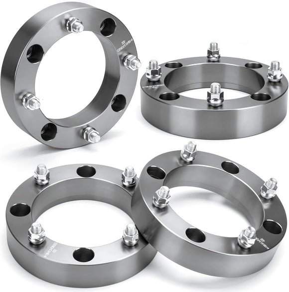ATV Wheel Spacers 4x156mm 1.5 Inch with 12x1.5 Studs For Polaris Ranger,Polaris RZR, 4Pcs