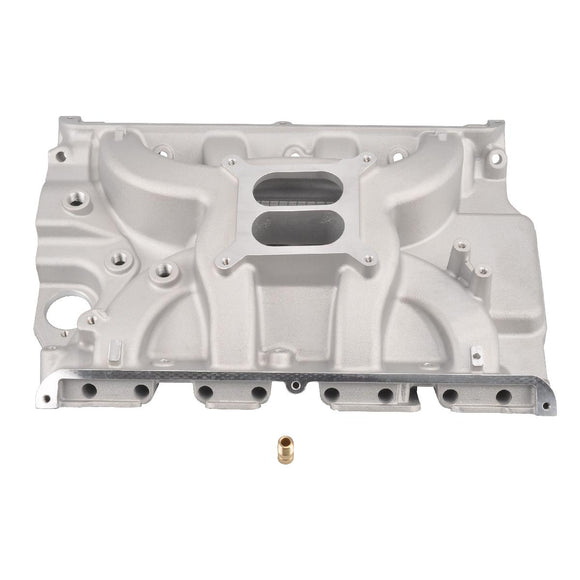 Aluminum Dual Plane Engine Intake Manifold For Ford FE 390 406 410 427 428 V8 Engine Satin Finish