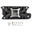 Aluminum Intake Manifold For Small Block Ford SBF 260 289 302, Black