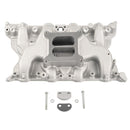 Aluminum Intake Manifold for Small Block Ford Cleveland 351-2V Satin Finish