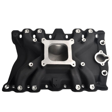 Aluminum Single Plane Engine Intake Manifold Fits Oldsmobile V8 400 425 455 Black