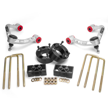 KSP Aluminum Upper Control Arm with 3"Front+2"Rear Lift Kits for Ford F150
