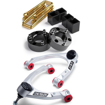 KSP Aluminum Upper Control Arm with 3"Front+2"Rear Lift Kits for Chevy GMC
