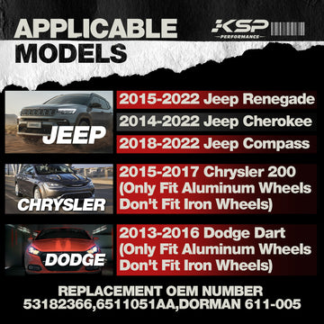 12x1.25 Wheel Lug Bolts for OEM Stock Wheel Lug Bolts,19mm hex for Jeep Renegade Cherokee Compass, 20 Pcs ET Wheel Studs - 0