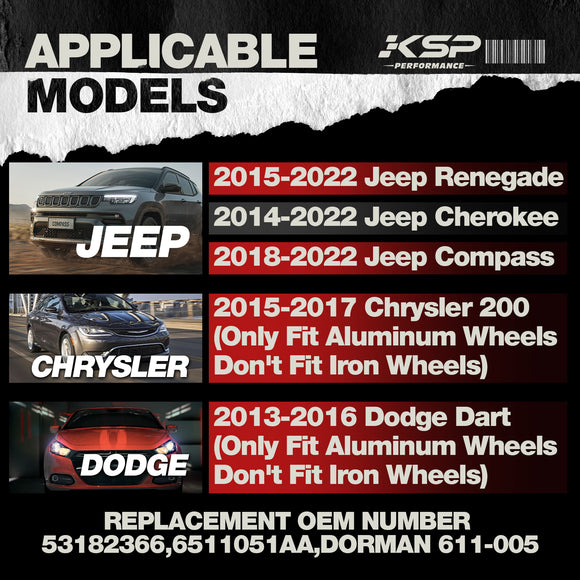 20PCS M12x1.25 ET Lug Bolt For JEEP Cherokee Compass Renegade KSP