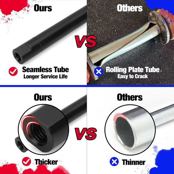 KSP:Seamless Tube Longer Service Life
Thicker

Other:Rolling Plate Tube Easy to Crack
Thinner
