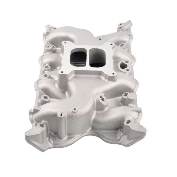 Aluminum Engine Intake Manifold Satin Finish