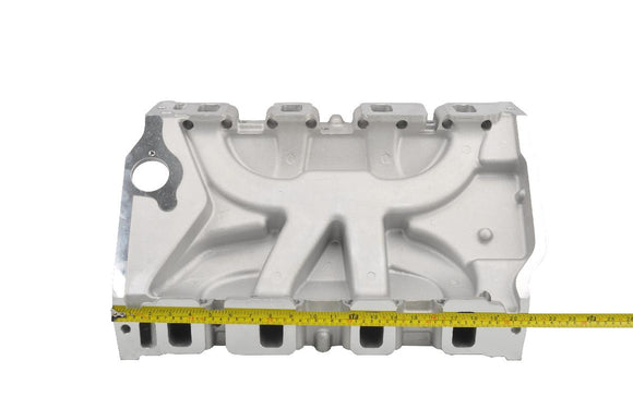 Aluminum Dual Plane Engine Intake Manifold, Satin Finish