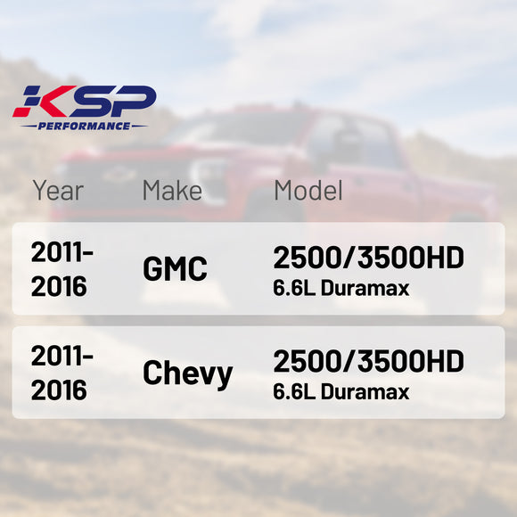 EGR Delete Kit For 2011-2016 Chevy/GMC 2500 3500HD 6.6L Duramax