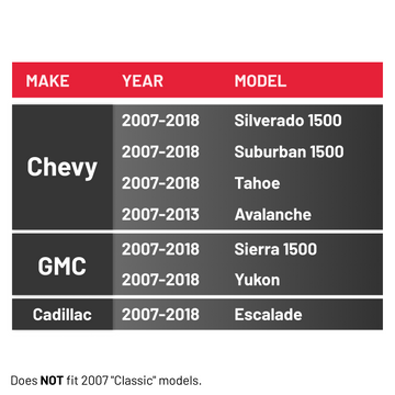 Front Upper Control Arms for OE / 4-6 inch lift 07-18 Chevy Silverado GMC Sierra 1500 - 0