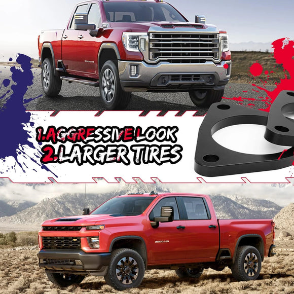 KSP Front Lift Kits make your truck aggressive look and larger tires